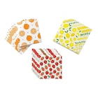Lot de 50 serviettes décor fruits - CARREFOUR HOME dans le catalogue Carrefour