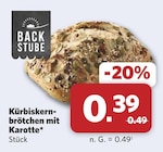 Kürbiskernbrötchen mit Karotte bei combi im Prospekt "" für 0,39 €