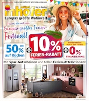 Aktueller Möbel Inhofer Prospekt "Feiern Sie mit uns Europas größtes Ferienfestival!" mit 30 Seiten