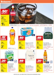Prix et réduction Eau minérale gazeuse dans le prospectus Carrefour en cours Offre Eau minérale gazeuse dans le catalogue Carrefour du moment à la page 36
