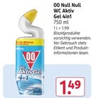 WC Aktiv Gel 4in1 im Angebot bei Rossmann in Lüdenscheid WC Aktiv Gel 4in1 Angebote von 00 Null Null bei Rossmann Lüdenscheid für 1,49 €