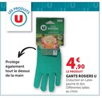 Gants Rosiers - U à 4,90 € dans le catalogue Super U