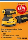 Screwfix - Ponceuse excentrique filaire : offre du catalogue Promo Ponceuse excentrique filaire à 84,99 € dans le catalogue Screwfix ""
