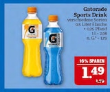 Sports Drink im Angebot bei Marktkauf in Schwabach Sports Drink Angebote von Gatorade bei Marktkauf Schwabach für 1,49 €