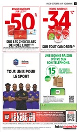 Prix et réduction Lindt dans le prospectus Intermarché Hyper en cours Offre Lindt dans le catalogue Intermarché Hyper du moment à la page 3