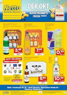 Netto Marken-Discount Prospekt DER ORT, AN DEM DU IMMER AUSGEZEICHNETE PREISE FINDEST. mit 2 Seiten