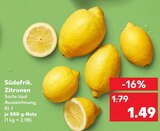 Zitronen im Angebot bei Kaufland in Erfurt Zitronen Angebote bei Kaufland Erfurt für 1,49 €