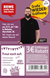 REWE Prospekt "Dein Markt" für Nieheim, 34 Seiten, 24.11.2025 - 29.11.2025