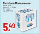 Mineralwasser im Angebot bei Trinkgut in Hildesheim Mineralwasser Angebote von Christinen bei Trinkgut Hildesheim für 5,49 €