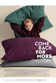 Bettwäsche im aktuellen Galeria Prospekt (Karlsruhe) Bettwäsche im Galeria Prospekt "Aktuelle Angebote" mit 44 Seiten (Karlsruhe)