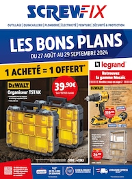 Prospectus Screwfix, "LES BONS PLANS",  pages, 27/08/2024 - 29/09/2024