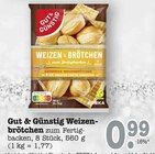 Weizenbrötchen Angebote von Gut & Günstig bei E center Rastatt für 0,99 €