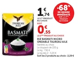 Riz Basmati Micro Ondable - Taureau Ailé en promo chez Super U Saint-Herblain à 0,55 €