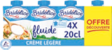 CRÈME LÉGÈRE FLUIDE UHT - BRIDÉLICE en promo à 2,59 € chez Aldi CRÈME LÉGÈRE FLUIDE UHT - BRIDÉLICE dans le catalogue Aldi