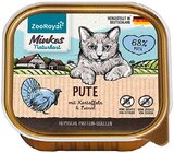 Minkas Naturkost Katzennahrung Pute im Angebot bei REWE in Heidenheim Minkas Naturkost Katzennahrung Pute Angebote von ZooRoyal bei REWE Heidenheim für 0,79 €