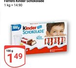 GLOBUS Jena - Kinder Schokolade Angebot im Prospekt Kinder Schokolade bei GLOBUS im Jena Prospekt für 1,49 €