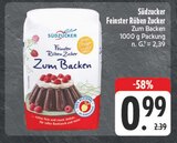 Feinster Rüben Zucker Angebote von Südzucker bei EDEKA Altenburg für 0,99 €