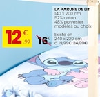 La parure de lit en promo chez Stokomani Antony à 12,99 €