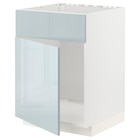 Unterschr f Spüle+Tür/Front weiß/Kallarp hell graublau im Angebot bei IKEA in Karlsruhe Unterschr f Spüle+Tür/Front weiß/Kallarp hell graublau Angebote von METOD bei IKEA Karlsruhe für 113,80 €