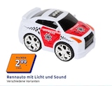 Rennauto mit Licht und Sound für 2,99 € bei Action im Angebot Rennauto mit Licht und Sound im aktuellen Action Prospekt