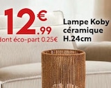 Promo Lampe koby céramique à 12,99 € dans le catalogue Maxi Bazar à Gennevilliers