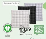 Sitzkissen „Panama“ von Bio:Vio für 13,99 € bei XXXLutz Möbelhäuser im Angebot Sitzkissen „Panama“ von Bio:Vio im aktuellen XXXLutz Möbelhäuser Prospekt