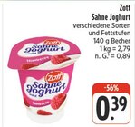 Aktuelles Sahne Joghurt Himbeere Angebot bei nah und gut in Würzburg ab 0,39 €