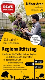 REWE Prospekt "Dein Markt" für Wilhelmshaven, 32 Seiten, 04.08.2025 - 09.08.2025