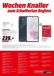 MediaMarkt Saturn Prospekt für Wangen: "Wochen Knaller zum Schulferien Beginn", 1 Seite, 21.07.2024 - 27.07.2024