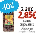 Dattes dénoyautées - RAPUNZEL en promo chez Naturalia Dattes dénoyautées - RAPUNZEL dans le catalogue Naturalia