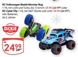 RC Volkswagen Beetle Monster Bug im Angebot bei GLOBUS in Trier RC Volkswagen Beetle Monster Bug Angebote von Dickie Toys bei GLOBUS Trier für 24,99 €