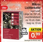 Mikro-Lichterkette im Angebot bei Zimmermann in Magdeburg Mikro-Lichterkette Angebote bei Zimmermann Magdeburg für 0,99 €