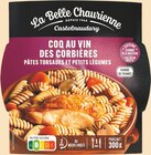 Coq au vin des Corbières pâtes torsades et petits légumes - La Belle Chaurienne en promo chez Intermarché Hyper Coq au vin des Corbières pâtes torsades et petits légumes - La Belle Chaurienne dans le catalogue Intermarché Hyper