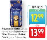 Kaffee Crema Angebote von Mövenpick bei EDEKA Mannheim für 12,99 €