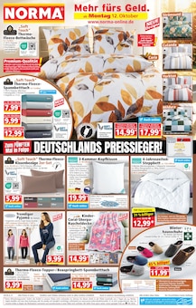 Matratze im aktuellen Norma Prospekt (Augsburg) Matratze im Norma Prospekt "Mehr fürs Geld" mit 27 Seiten (Augsburg)