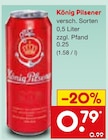 Aktuelles König Pilsener Angebot bei Netto Marken-Discount in Mönchengladbach ab 0,79 €