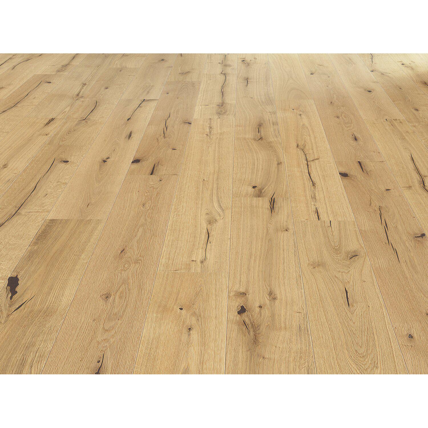OBI Stechlin - Parkett Landhausdiele Eiche creativ mit Öl/Wachs Finish Parkett Landhausdiele Eiche creativ mit Öl/Wachs Finish Angebot bei OBI Stechlin im Prospekt BODEN-PROJEKT