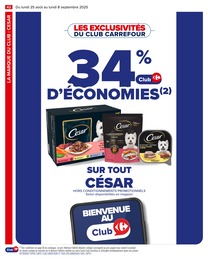 Prix et réduction César dans le prospectus Carrefour en cours Offre César dans le catalogue Carrefour du moment à la page 44