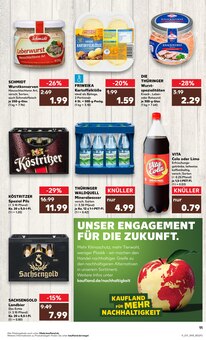 Cola im Kaufland Prospekt "Aktuelle Angebote" mit 44 Seiten (Gera)