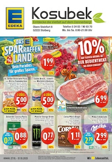 EDEKA Stolberg Prospekt der aktuellen Woche, gültig von 27.10.2025 bis 31.10.2025 Aktueller EDEKA Stolberg Prospekt "Aktuelle Angebote" mit 24 Seiten