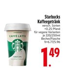Kaffeegetränk im EDEKA Prospekt Kaffeegetränk von Starbucks im aktuellen EDEKA Prospekt für 1,49 €