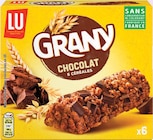 Grany barres céréales chocolat - LU dans le catalogue Intermarché Super