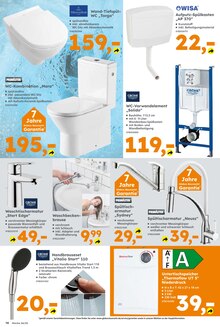 Waschbecken Angebot im Globus-Baumarkt Prospekt, gültig von 08.06.2025 bis 14.06.2025 Waschbecken Angebot im aktuellen Globus-Baumarkt Prospekt auf Seite 14