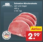 Aktuelles Schweine-Minutensteaks Angebot bei Netto Marken-Discount in Oldenburg ab 2,99 €