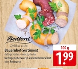 Bedford Bauernhof-Sortiment Geflügelleberwurst, Zwiebelleberwurst oder Rotwurst bei famila Nordost im Uetersen Prospekt für 1,99 €