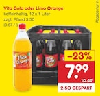 Netto Marken-Discount Dresden - Vita Cola oder Limo Orange Angebot im Prospekt Vita Cola oder Limo Orange bei Netto Marken-Discount im Dresden Prospekt für 7,99 €