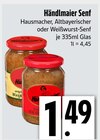 Hausmacher, Altbayerischer oder Weißwurst-Senf bei E xpress im Haar Prospekt für 1,49 €