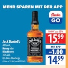 Aktuelle Jack Daniels Angebote bei famila Nordost in Buchholz (Nordheide) Aktuelles Tennessee Whiskey Honey Angebot bei famila Nordost in Buchholz (Nordheide) ab 14,99 €