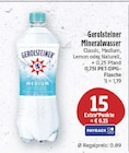 Medium von Gerolsteiner für 0,89 € bei E center im Angebot Medium von Gerolsteiner im aktuellen E center Prospekt