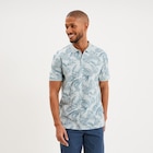 Polo jersey droit manches courtes coton gris homme dans le catalogue La Halle